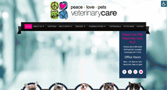 Desktop Screenshot of peacelovepets.org